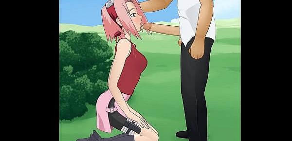  Naruto - Sakura Haruno  Super Deepthroat